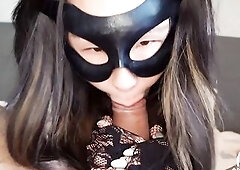 Lascivious Masked Oriental Hotwife Zoey Kim Banged Senseless By Hung Bull