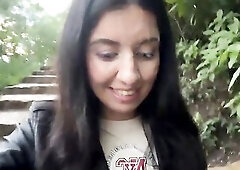 Insane Cumwalk in Public Park Full of People - Public Blow job Flashing Upskirt