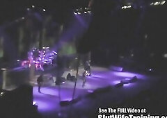 Smutty D met this natural large tit honey at a concert and her bf wanted to film 'em BANG! See her suck shlong and get banged in her pretty hairl