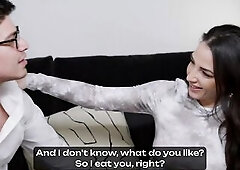 That babe’s trickling and stunned — who knew that nerd had such a screwing monster of a сock