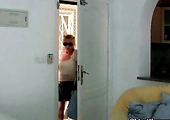 Older ladies were playing in front of hidden cameras until they experienced very intensive orgasms