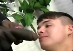 Boy has Prick Therapy with Ebony Doctor.