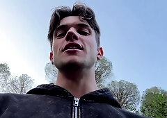 Im Not Going To Wait With Jerking Off Until I Get Home From My Hike