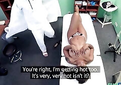 Lola Marie came into my office this day, complaining of abdomen ache. As I was examining her, this babe told the ache was traveling from her abdomen t