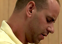 DILFs facialized by guys in jizz gulping compilation