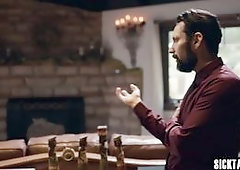 Horny ebony BBW teen Osa Lovely enjoyed big white penis after she experienced a hardcore cock sucking Perverted guy pulled out his cock and put his di