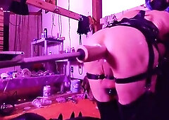 Oh yea I'm at it anew it felt so nice being machine screwed an being made to suck his rod unfathomable by machine.