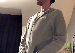 Clad Chav Bates and Blows A Load