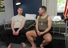 Active Duty: Tattooed Twinks Share a Dirty Facial