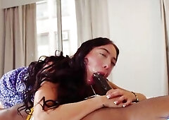 Lustful youthful angel gets drilled and filled with cum by a BBC after being picked up on the street by a thug