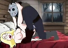 Mad Screwing at Camp Crystal Lake. "Friday the 13th" Porn Parody Toon
