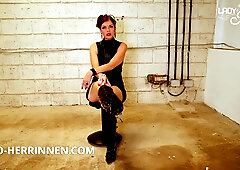 Submissive Boot Licker Get Your Cum Permission From Mistress Lady Julina