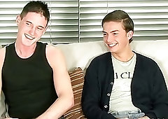 Masturbation fun with two UK twinks