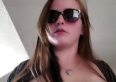 Husband enjoys playing, sucking, and fucking wife's enormous nipples