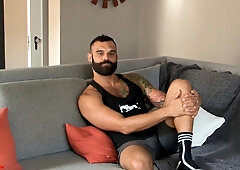 Drake slides down his undergarments and his lollipop springs gay-for-pay up