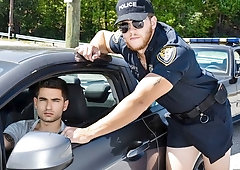 Vadim Black fucks big-dicked police officer, Ashton McKay