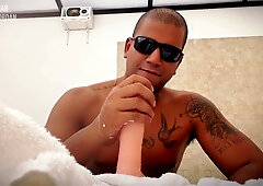 Master humiliates and milks between guys