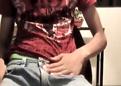 beautiful boy wank and cum