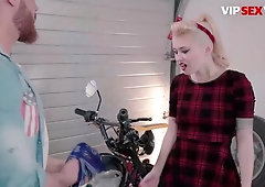 VIP SEX VAULT - Misha Cross - Polish sexy teen gets cock from her biker friend