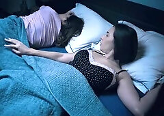 Eve Pleasant and Ellie Luna were having a sleepover when, in the midst of the night, Eve awoke to the sensation of her twat being fingered. Initially 