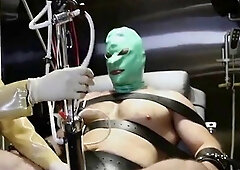 Femdom vixen empties slave's ballsack to the last drop