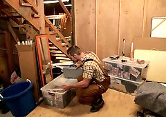 Torrid Construction Employee Caught with Ample Fuck Stick