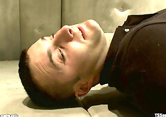 Tranny cop fucks man in interrogation room