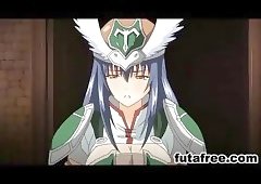 Busty futa soldier fucking hot her girlfriend in bed