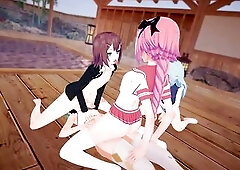 Femboy Fuckfest - Astolfo, Venti, Hideyoshi, Rimuru