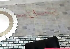 Blonde Futa's Tits and Cock Being Sucked By Her Shemale Friend