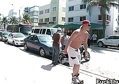 Black thug rides white ass like a pro