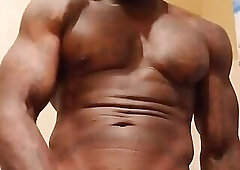 BBC Worship Hallelujah Johnson (stroking Big Black Hairy Cock on the Neurophone ) Tall Dark