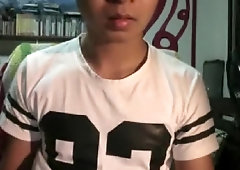 Asian Boy Masturbates