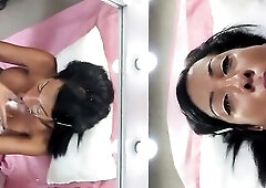 I watch myself hawt in the mirror