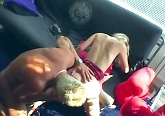 Mature Blondes Gaping Ass Stretched Wide and Sloppy