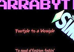 Tarrabyte Plays - The sims 4 - Footjob, Oral sex, fuckin!