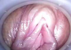 Close-up clitoris and constricted pink twat gap, gfe raw talk, edging, bts - My Muse Part 1