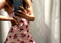 cute costume in the locker room