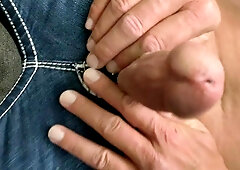 CD Real Estate agent tugging wood before demonstrating it. These miss me denim sense so superb