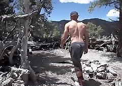 Big dick gay anal sex and creampie