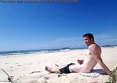 Beach Wank Off two