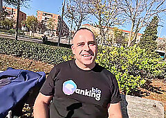 Ebony Luna Black recognizes me on the street and takes me to her house to fuck me mercilessly