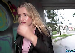 Adriana SweetBlonde is sucking Martin Gun's cock in POV