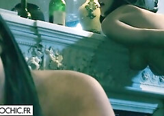 Marvelous 3some with Claire Castel and Anissa Kate in underware