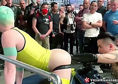 YOSHIKAWASAKIXXX - Yoshi Kawasaki Handballing With Axel Abysse