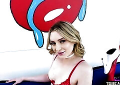 Charlotte Sins lives up to her final name and gives a indeed sinful anal performance like the True Anal whore that this babe's!