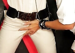 Horny lesbians in outdoor food porn fetish scenes