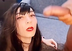 Rika Fox loves bouncing on black cocks! Full video available now