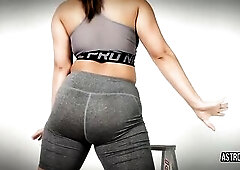 ORIENTAL CORPORALIST ASTRODOMINA GYM BUTT WORSHIP - POV YOGA PANTIES
