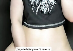 Alternative Gal Ally Hid in Closet Whilst Stepmom Was Awake — Then Groaned Loudly on My Knob